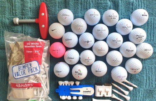 Bundle golf items - of, items.